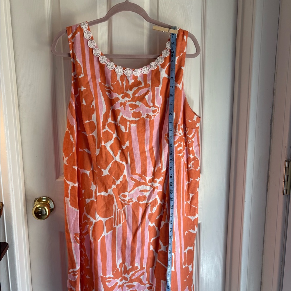 Lilly Pulitzer X Target Sleeveless Orange and Pink Women's Dress. Size 22W